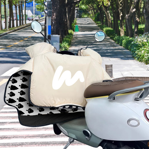 摩托车挡风被冬季加绒加厚保暖防水电动车踏板冬天冬款防雨防风被