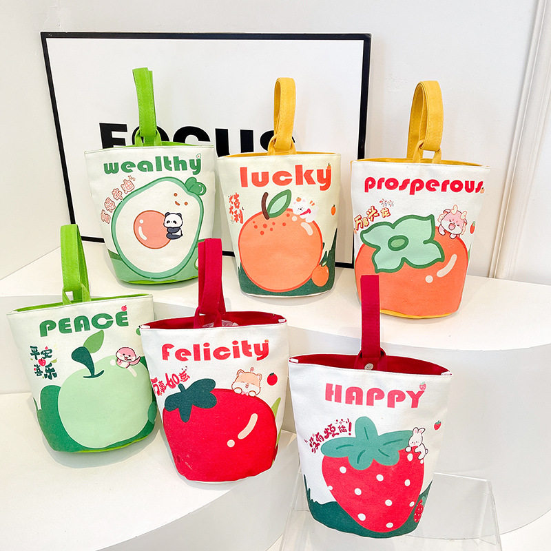 原创卡通帆布水桶包满月宴伴手礼布袋外出妈咪包幼儿园可爱小拎包,箱包皮具/热销女包/男包,通用款女包,淘宝优惠券,粉丝福利购,淘宝优惠卷