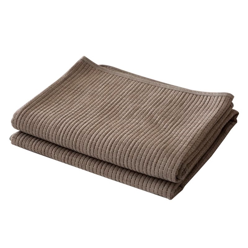 格序绗缝被 Refresh芮夫 全棉四季盖毯简约侘寂复古空调被午睡