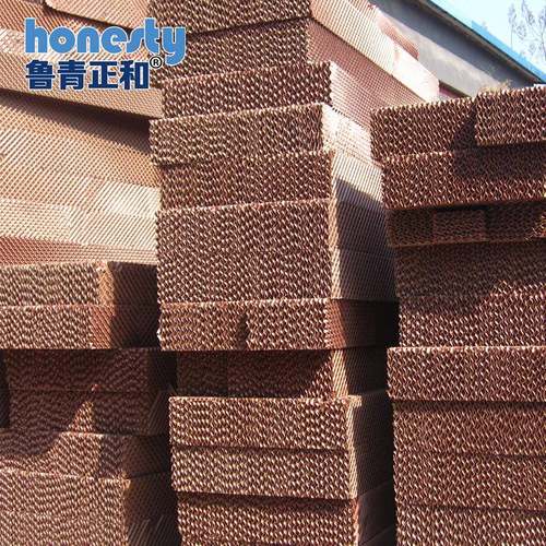 养殖水帘纸工业降温蜂窝纸芯养殖大棚不锈钢厂房车间风机水帘