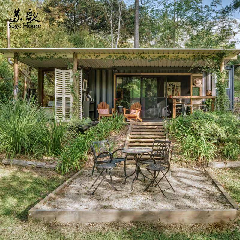 厂家直销可移动镀锌钢结构集装箱模块化房屋改造创意民宿阳光房