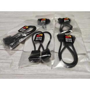 DIVE RITE 弹力绳管夹扣具长喉固定绳残压表固定扣diverite皮筋扣