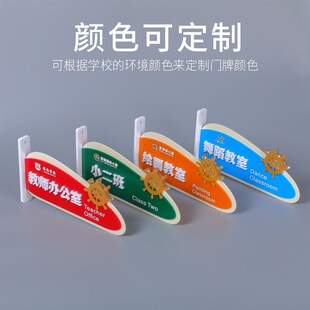 档面班级教室门牌定制挂牌学校卡通培训构学校幼儿园门辅导中心科