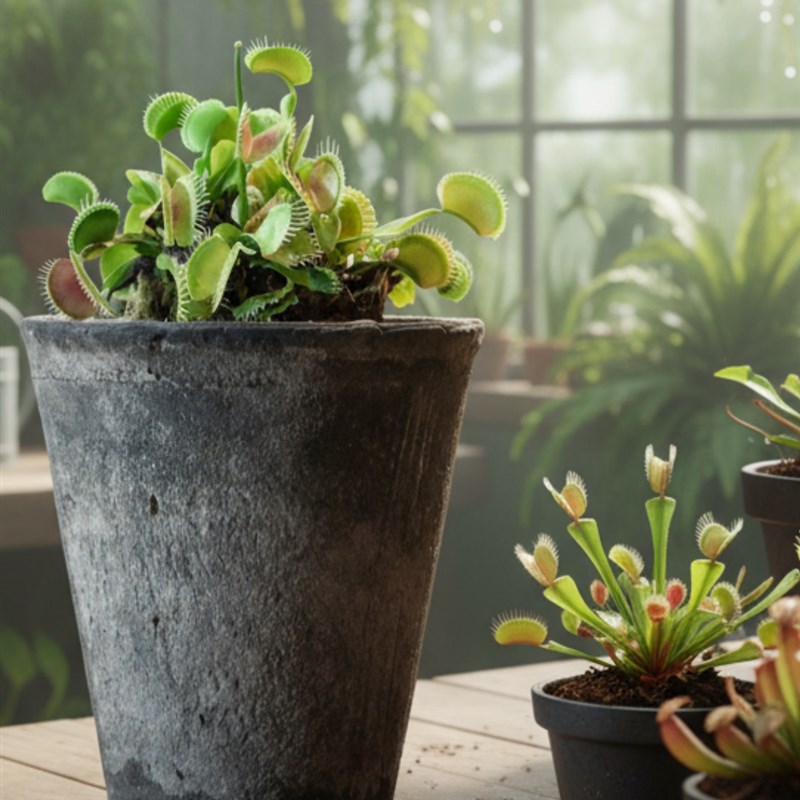 粗陶花盆青苔瓦盆青山陶盆白陶石斛陶土盆黑色老式红陶家用陶瓷盆