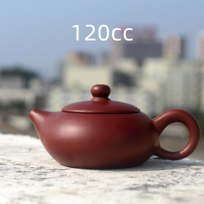 潮州手拉壶朱泥紫砂壶迷你小茶壶功夫茶具茶壶紫砂小号泡茶壶