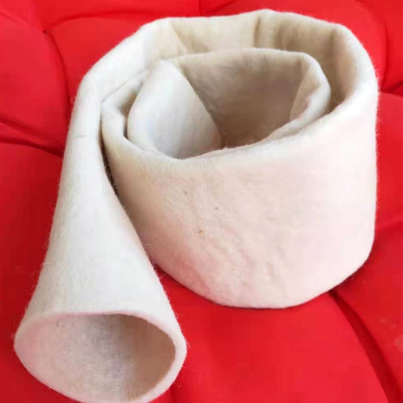 毛毡筒工业毛毡无缝羊毛滚筒轴承挤水羊毛毡耐磨吸油辊子涂油