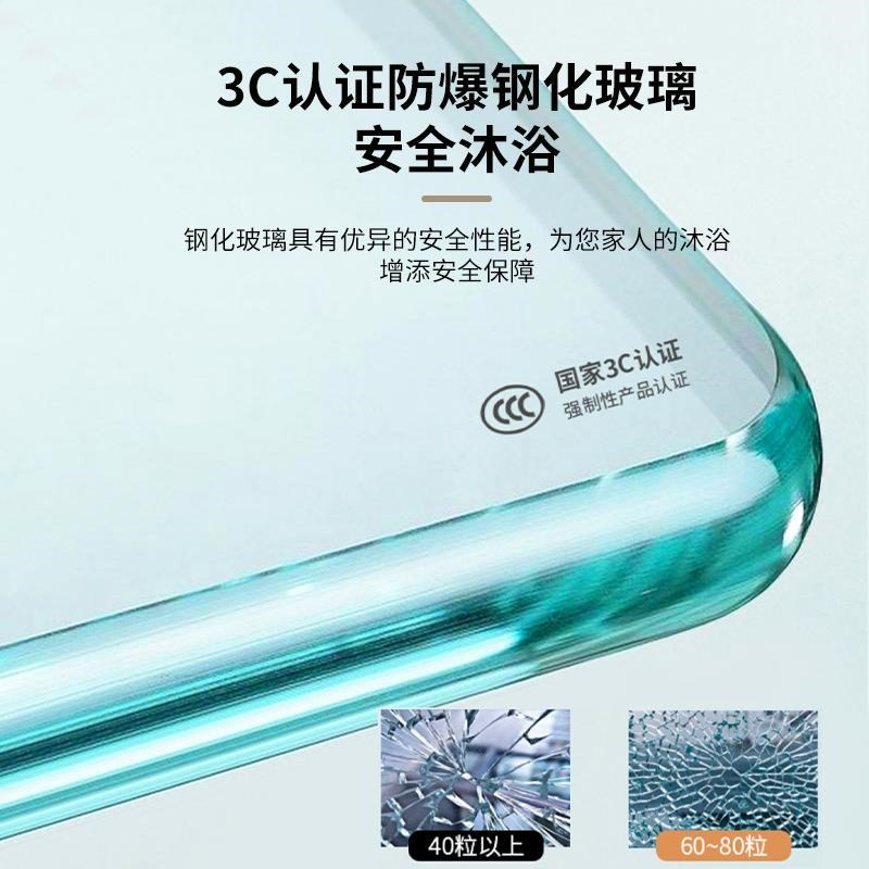 新款直销整体房浴室一体式浴房移门玻璃洗澡房沐浴