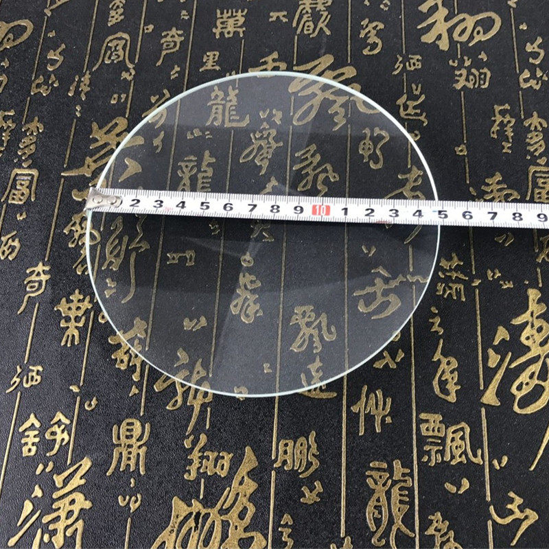 大镜面放大镜直径厘米圆形玻璃镜片凸透镜倍扩大镜