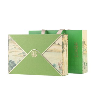 年明前龙井绿茶包装盒空礼盒半斤装狮峰龙井茶叶礼品盒空盒