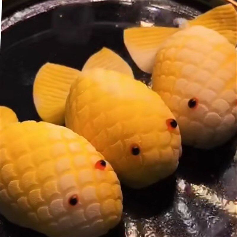 王子面塑金鱼鳞片模具点心广东早茶金鱼饺酒店面点精雕