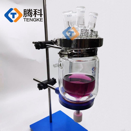 反应釜设备反应釜夹具口反应器固定夹颈部夹柱形固定夹