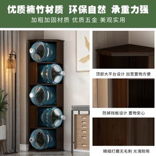 角柜客厅简易家用靠墙落地收纳角落置物架拐角现简约三角柜书柜