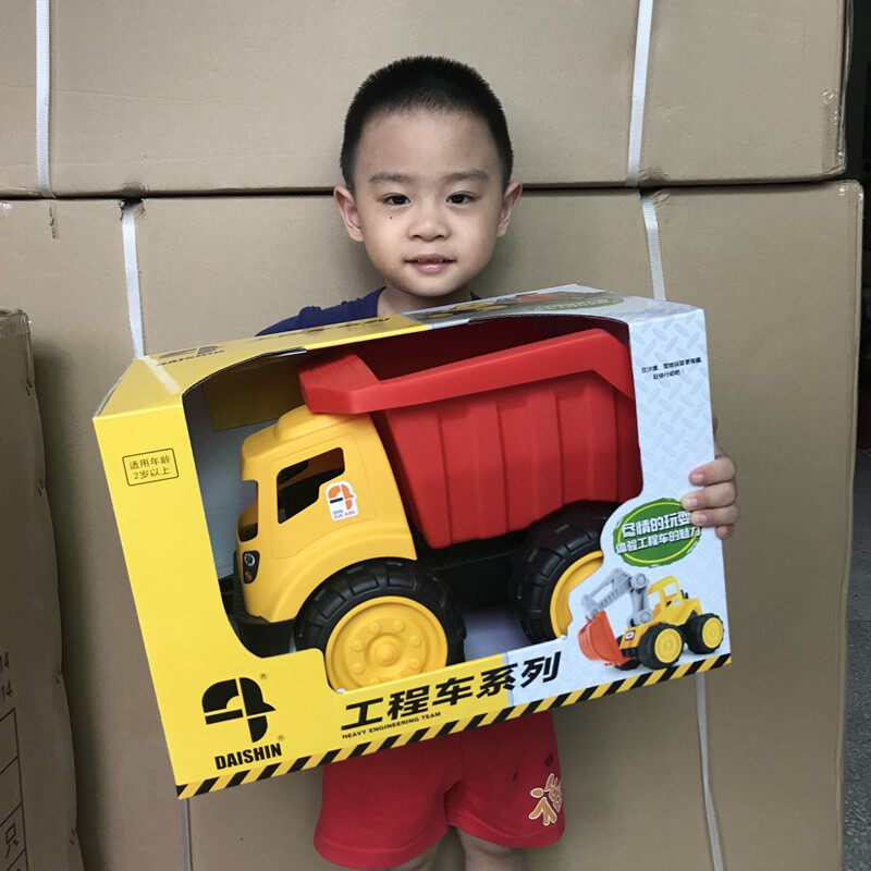 沙滩车装儿童挖车男孩挖掘铲车翻斗车推土挖土