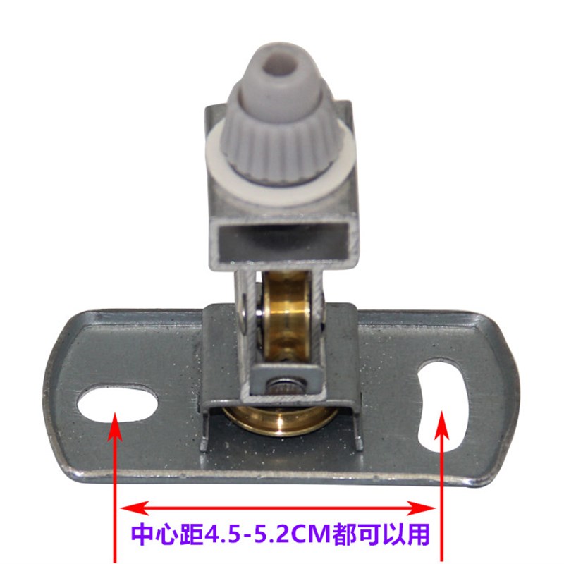 恋晴晾衣架顶轮耐用晒衣架配件铜滑轮升降手摇顶盖支架转角轮维修