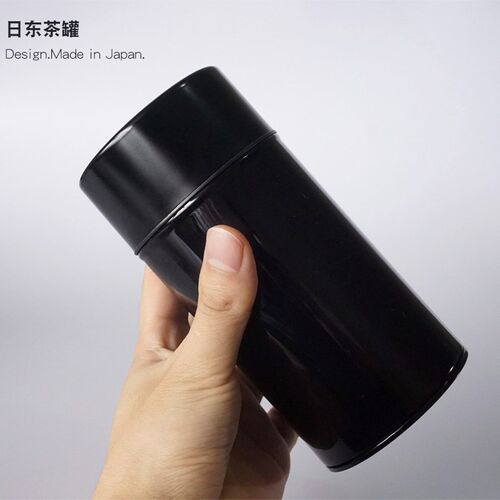日日东茶叶罐黑色印刷马口铁罐密封金属罐批零