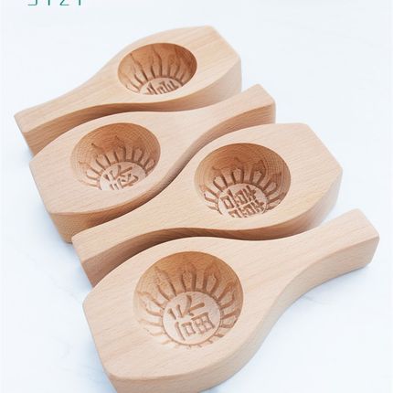 糕点模具木质月饼制作工具蒸面食馒头包子模型家用南瓜饼模子印具