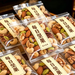 每日坚果独立小包装混合果仁低脂无减糖肥专用零食官方旗舰店正品