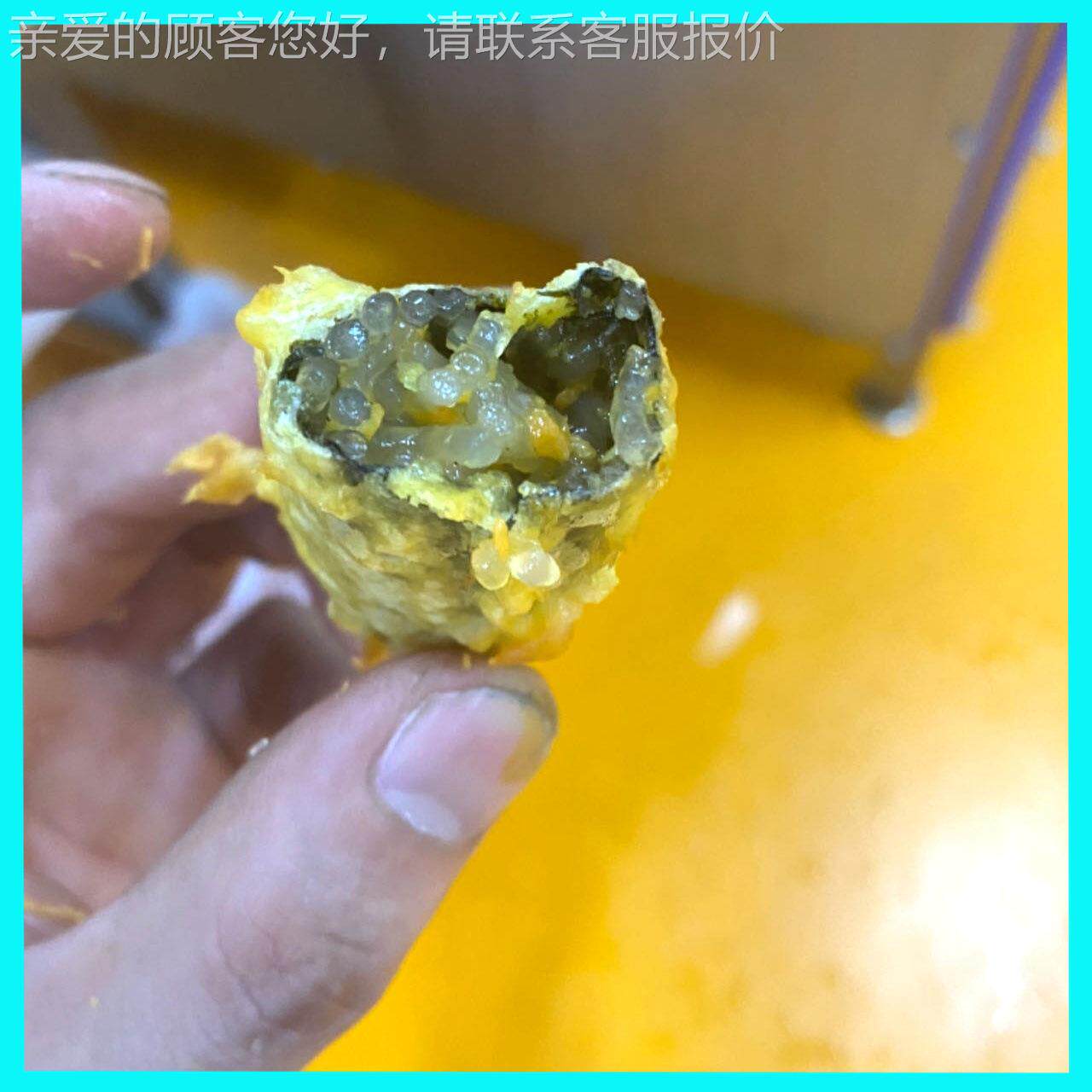 日式海苔油炸线炸 春卷油炸机海苔卷自712动卷包馅上 浆油速冻生