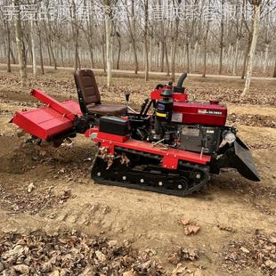 机农用履带耕地犁开起垄25马力柴AQA油沟机履带田园管理机地设备