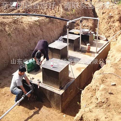 地埋MBR一体大小不等化生活式污水处理达设备出水标中 科贝特