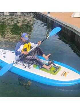 厂49424家S直销三气室充气UP板气冲浪板充带金脚属蹬和铝座椅