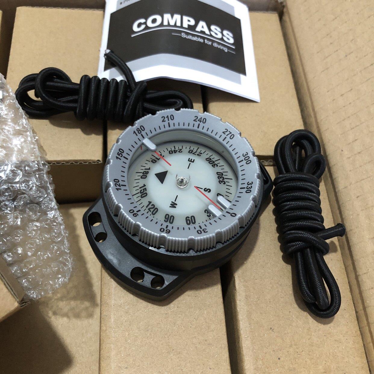 正品强磁潜水手表指南针- 50米深潜发光高精度指南针与弹性绳专业