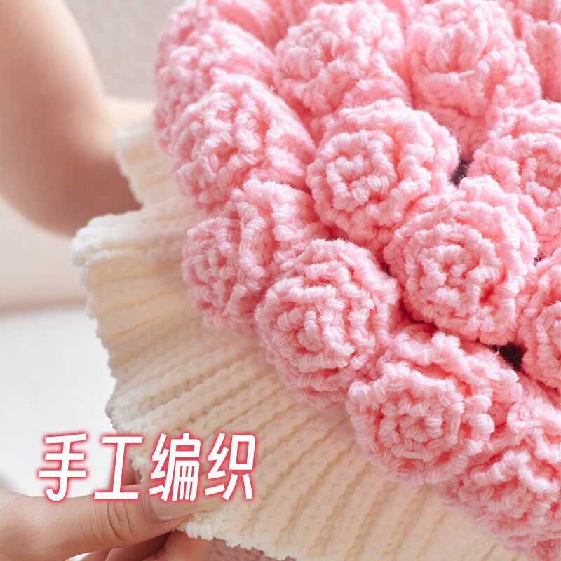 手工针织花束创意沙发抱枕靠枕客厅靠背轻奢高级感生日礼物送女生