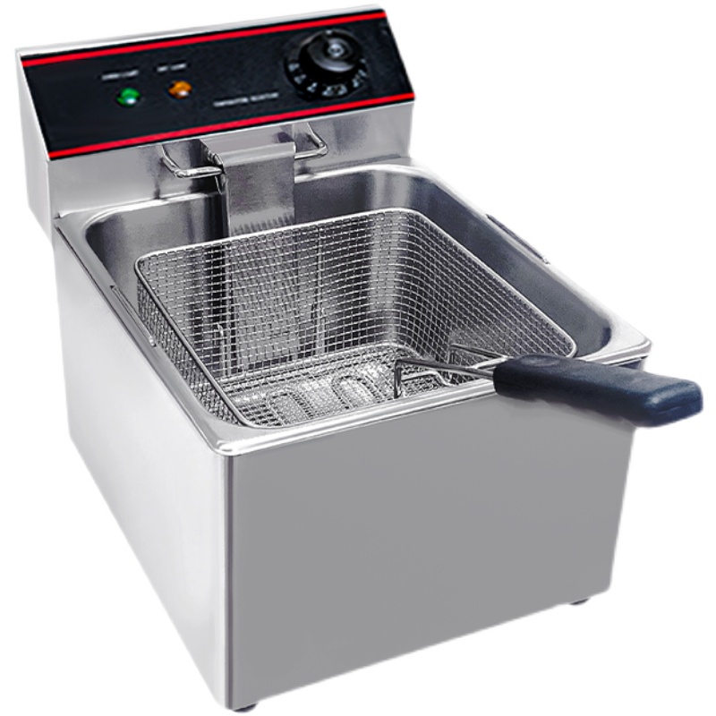新穗海11L电炸炉商用电炸锅油炸炉大容量恒温汉堡设备炸鸡油条