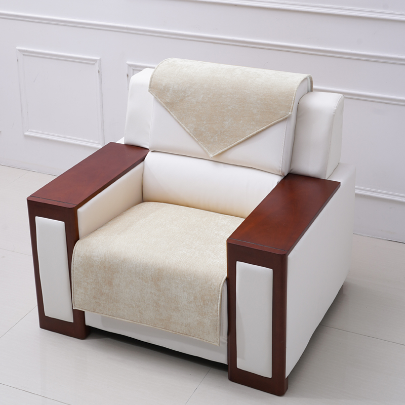 单人沙发坐垫高档装饰商务办公接待贵宾会议室扶手靠背巾防滑罩