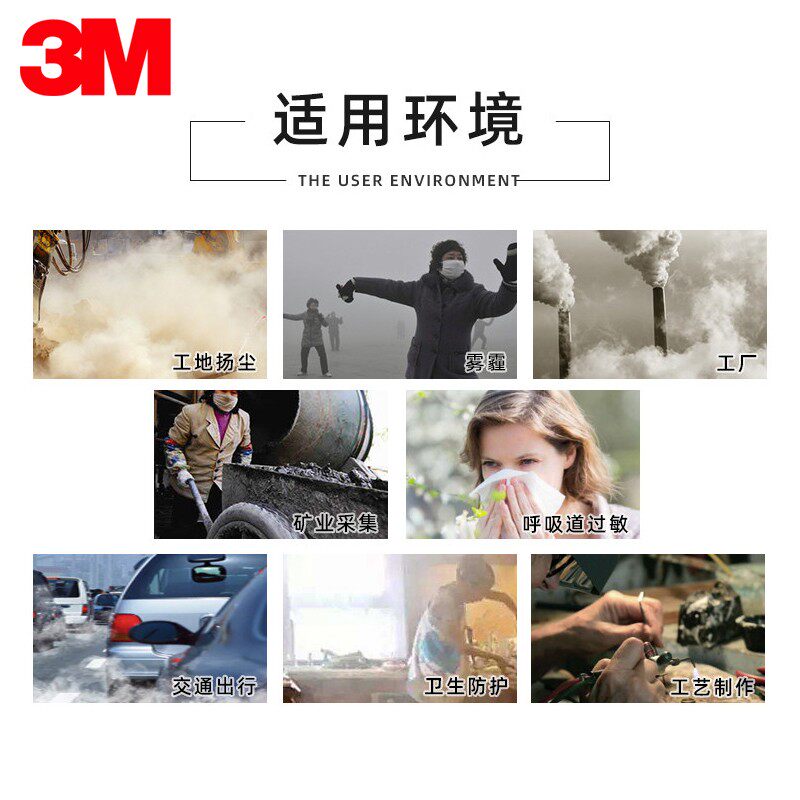 口罩立体N9防雾霾工业粉尘防风沙白色男女一次性防护口罩