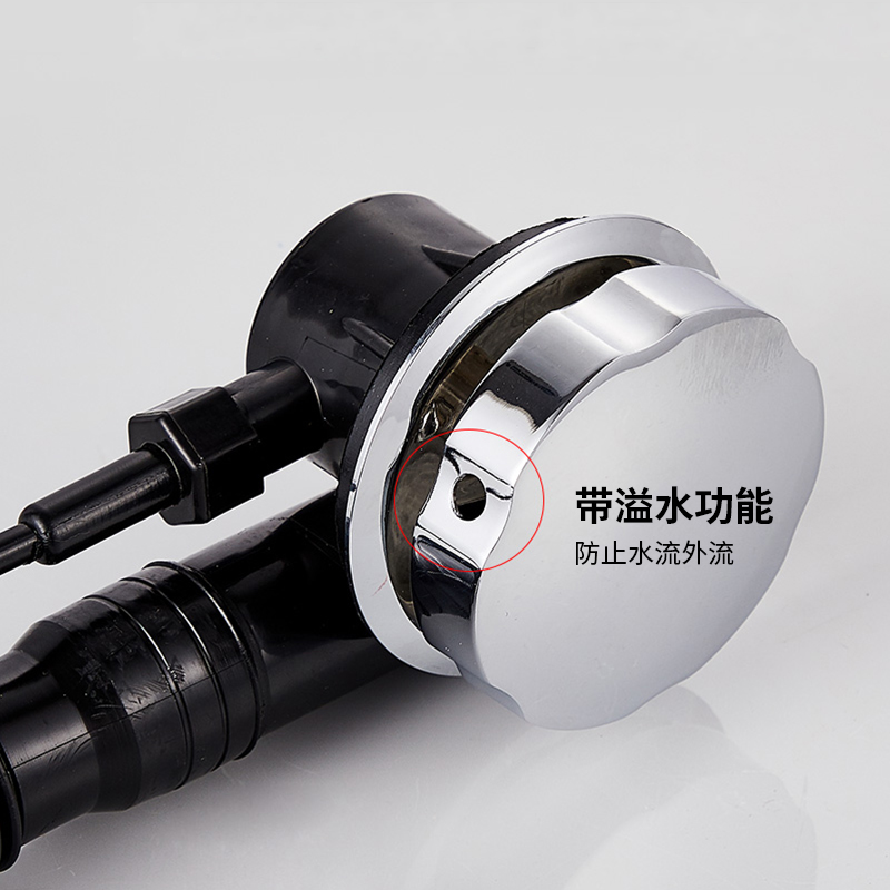 浴缸排水管连体管子下水管软管下水器带溢水孔澡盆配件卫生间浴室