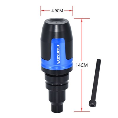 适用HOND佛沙FOZ N改装排气管棒胶发动机保护