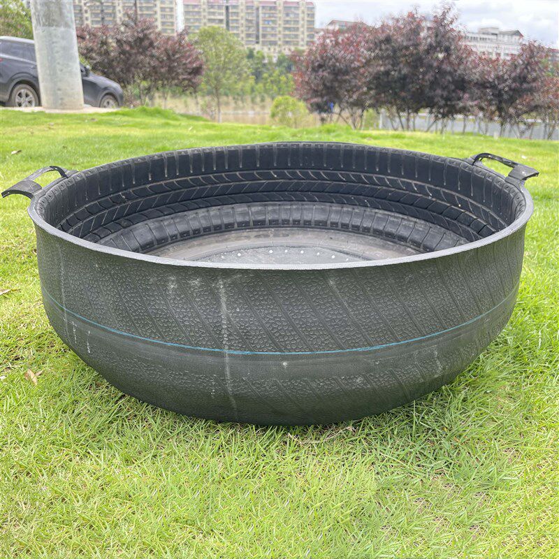 农用轮胎喂猪耐用橡胶水盆加厚猪食槽烂建筑灰盆养殖草料盆狗窝