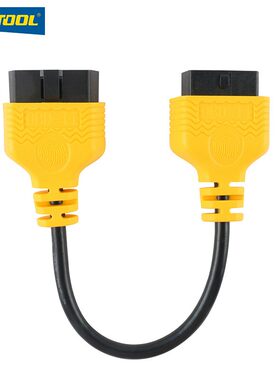 AUTOOL 汽车30cmOBD延长线车载诊断系统通用连接线16针16芯接头
