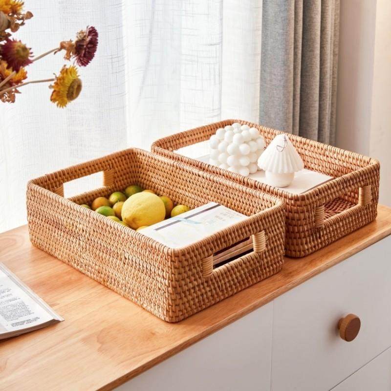 越南藤编收纳筐浴室编织收纳篮卫生间置物筐书架收纳盒家用储物筐,3C数码配件,USB多功能数码宝,淘宝优惠券,粉丝福利购,淘宝优惠卷