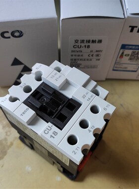 原装TECO台安CU-18 CU-23交流接触器CN 线圈电压AC220V AC380V