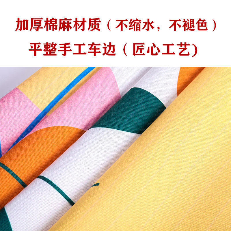 网红文字门帘隔断帘免打孔家用挂帘卧室半帘商用遮挡帘厨房卫生间