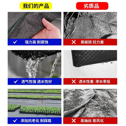防草布除草布耐用地布果树果园地膜抑草无纺生态防草布200米大卷