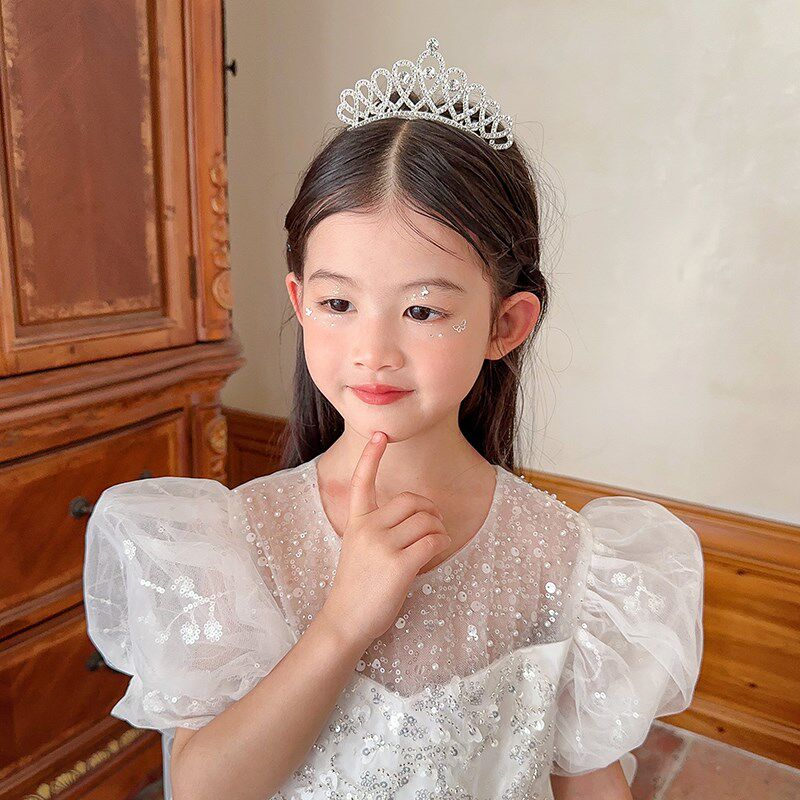 皇冠头饰儿童公主发卡女孩发夹女童插梳发梳宝宝发夹生日发饰发卡