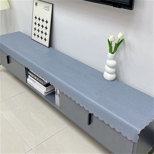 素色电视柜条几柜防水防油防尘桌布长方形电视机长条桌盖布柜鞋柜