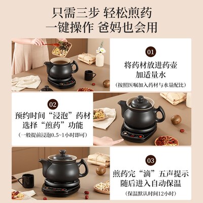 中药电煎药壶全自动煮熬药煎锅家用熬中药砂锅中医陶瓷多功能药罐
