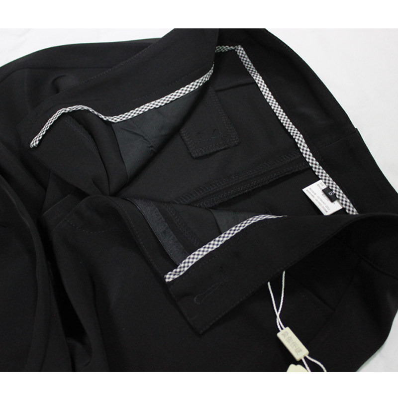 春秋微喇叭裤高腰长裤女士正装高腰西装职业小喇叭裤子黑色女裤子