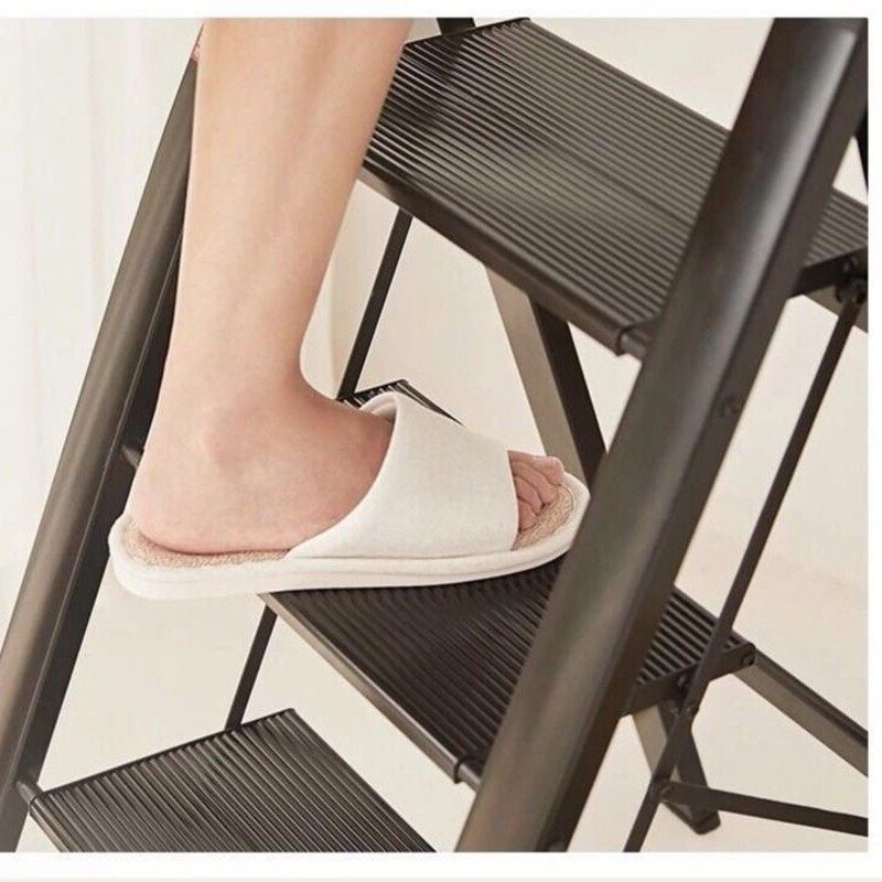 肯泰家用梯子室内多功能折叠梯加厚铝合金人字梯伸缩楼梯五步爬梯