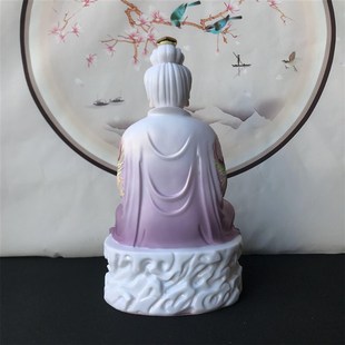 新款仿白瓷无生老母像体真身凤冠无极老母梨山骊山老母佛像摆件