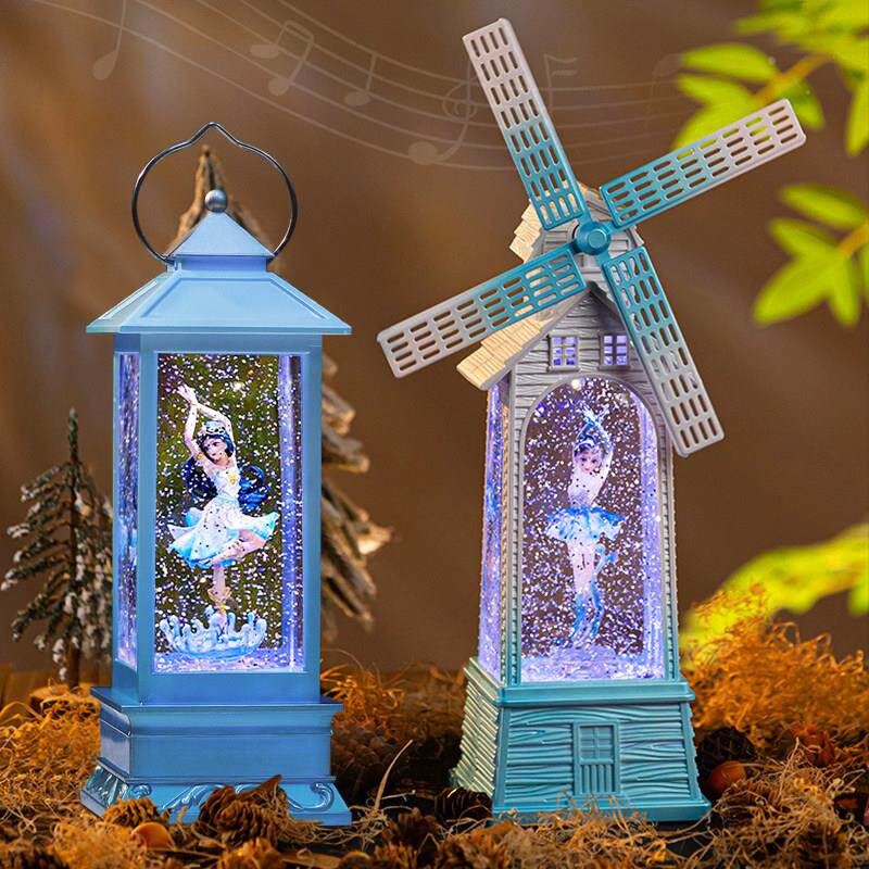 新年礼音乐盒八音盒10岁生日礼物送女生旋转芭蕾舞水晶球女童女孩