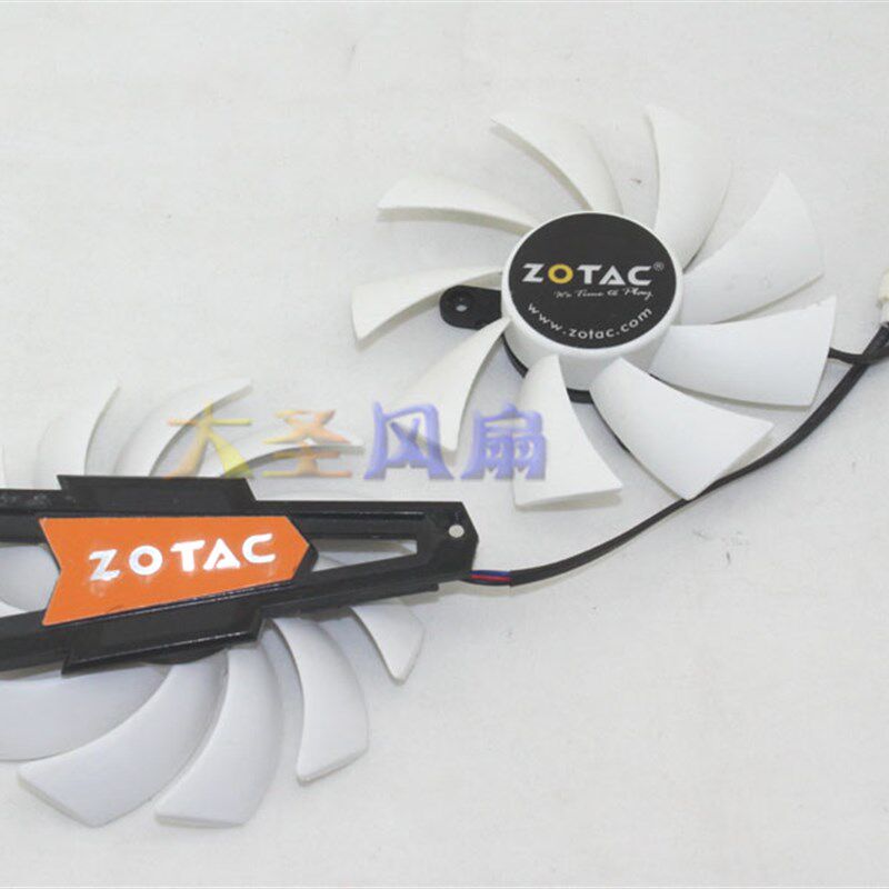 索泰GTX660 GTX660Ti GTX670-2GD5 毁灭者 PLA09215S12H 显卡风扇