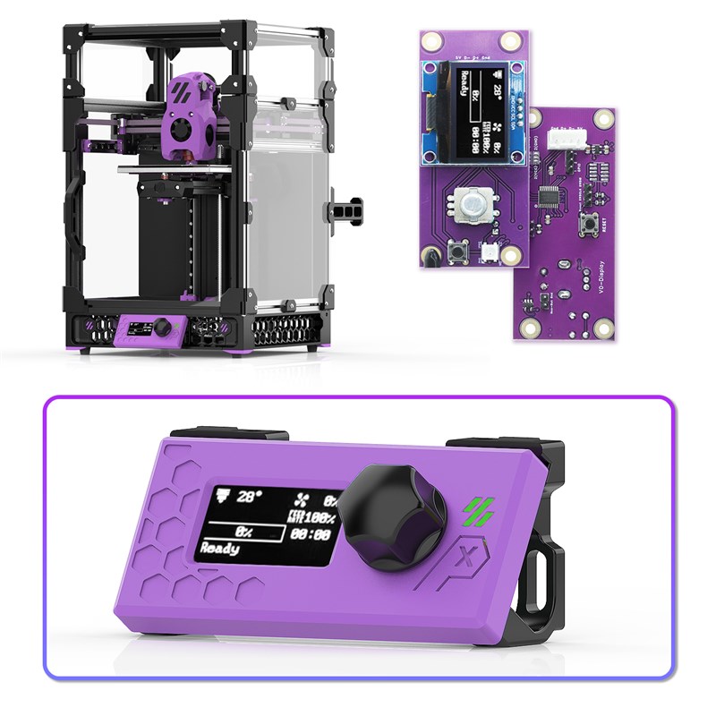 Voron V0/0.1/2 OLED显示屏适用树莓派/双子座 RGB灯 3D打印机