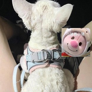 胸背带宠物防挣脱神器小型犬 牵引绳猫咪衣服外出遛猫背心式