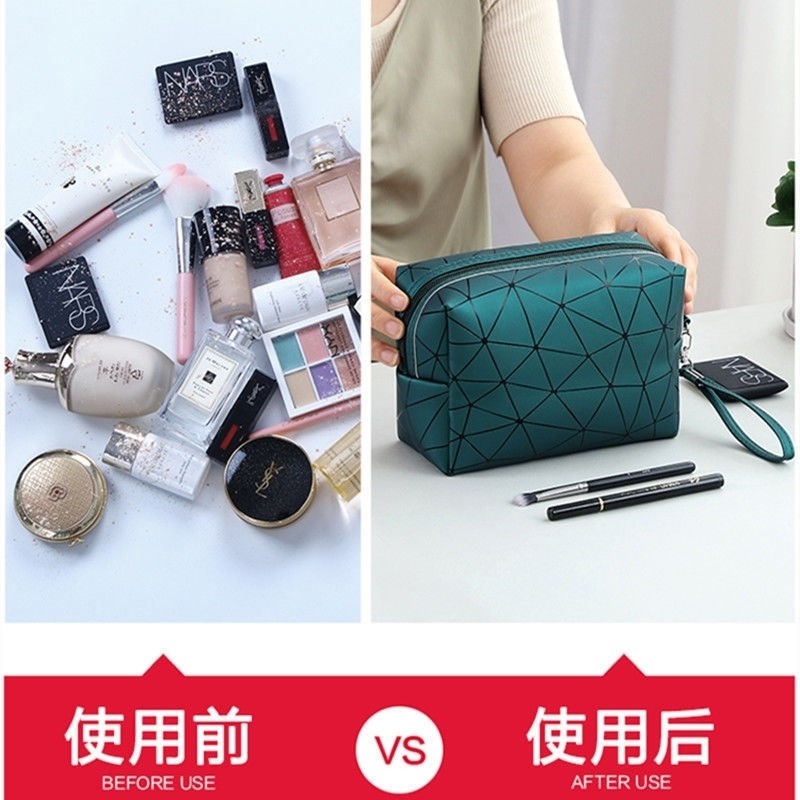 高颜值大容量化妆包小号轻便款化妆品洗漱收纳包出门方便携带防水