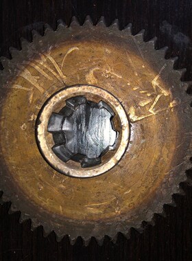 中捷钻床配件Z3040/Z3050主轴变速齿轮41341/8 Z55/M2 6-30*8 Z50